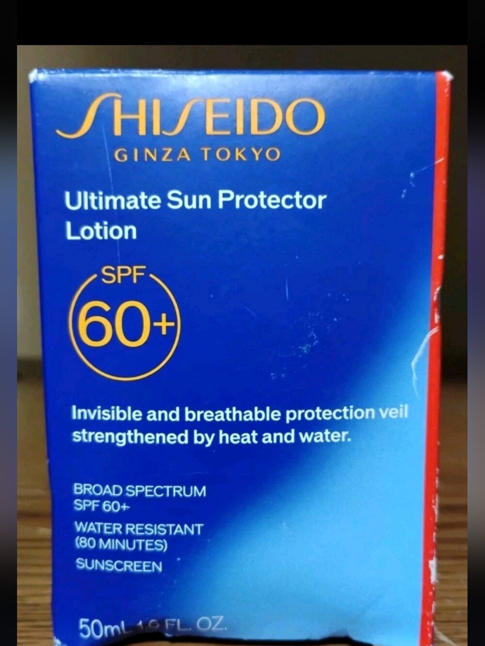Shiseido Ultimate Sun Protector Lotion SPF 60+ Sunscreen 1.6oz / 50ml New in Box